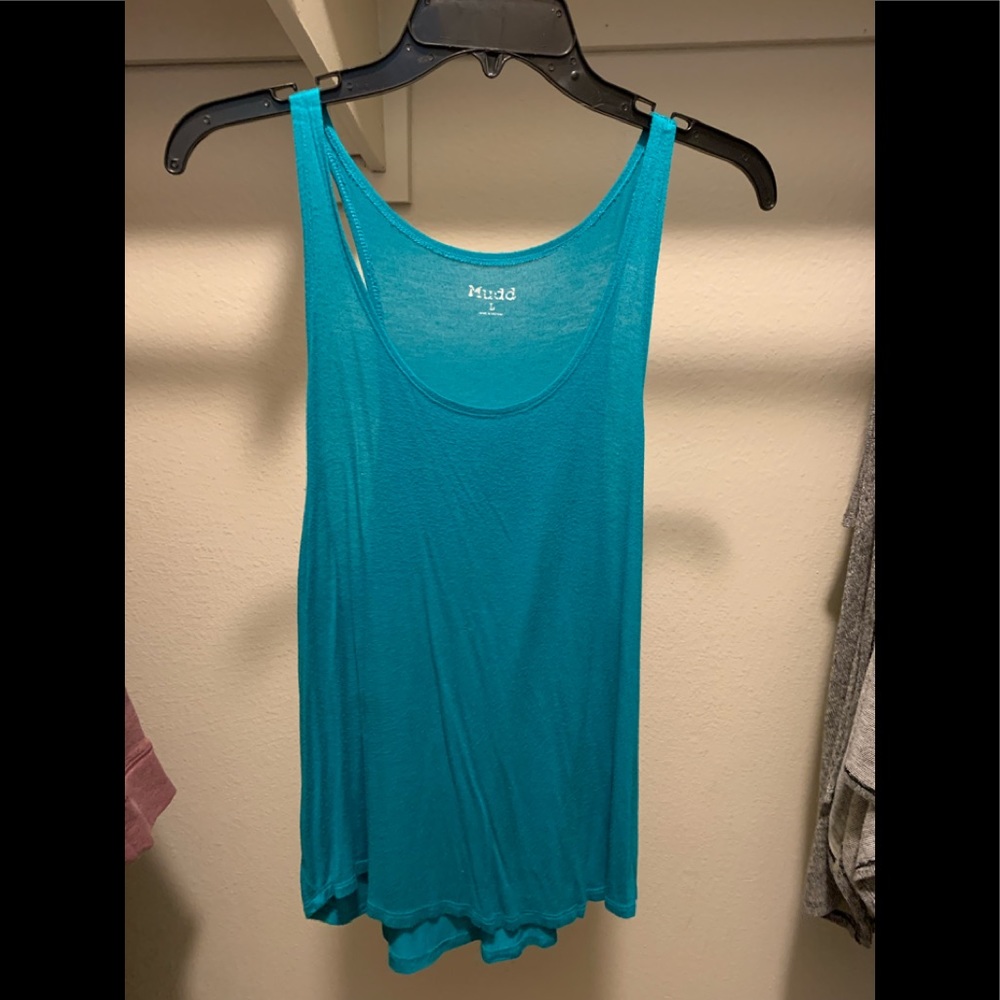 Large Blue Mudd tank top